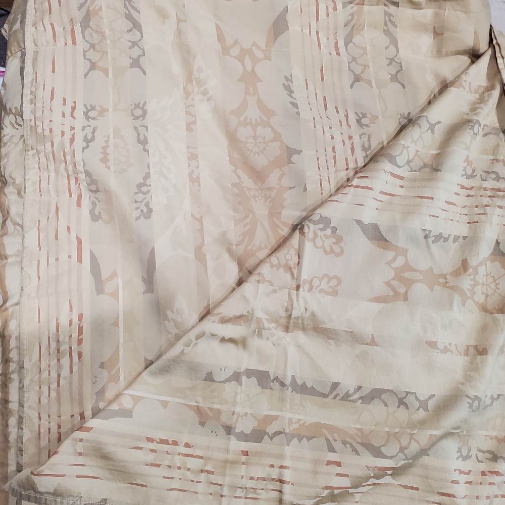 Sferra Linea Casa Striped Damask King Sheets, Brown, Tan, Taupe, & Rusty…